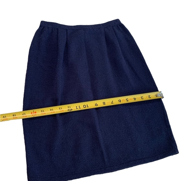 Don Sayres For Wellmore Navy Blue Skirt size 4 - Picture 9 of 16